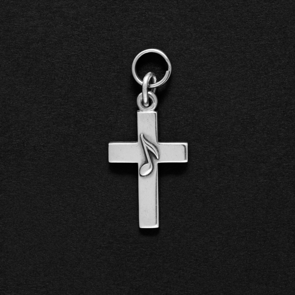 Retired James Avery Music Note Cross